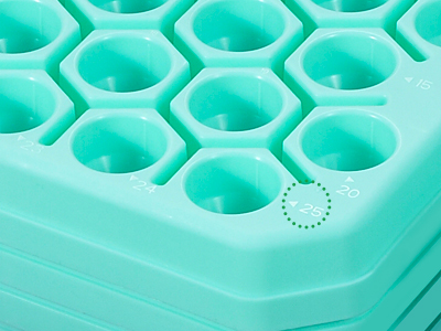 表面帶數(shù)字標(biāo)記，易于辨認(rèn)及方便實驗記錄