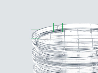 皿外環(huán)多條加強筋與加固環(huán)設(shè)計 ，有效增加皿體強度，防止側(cè)壓變形